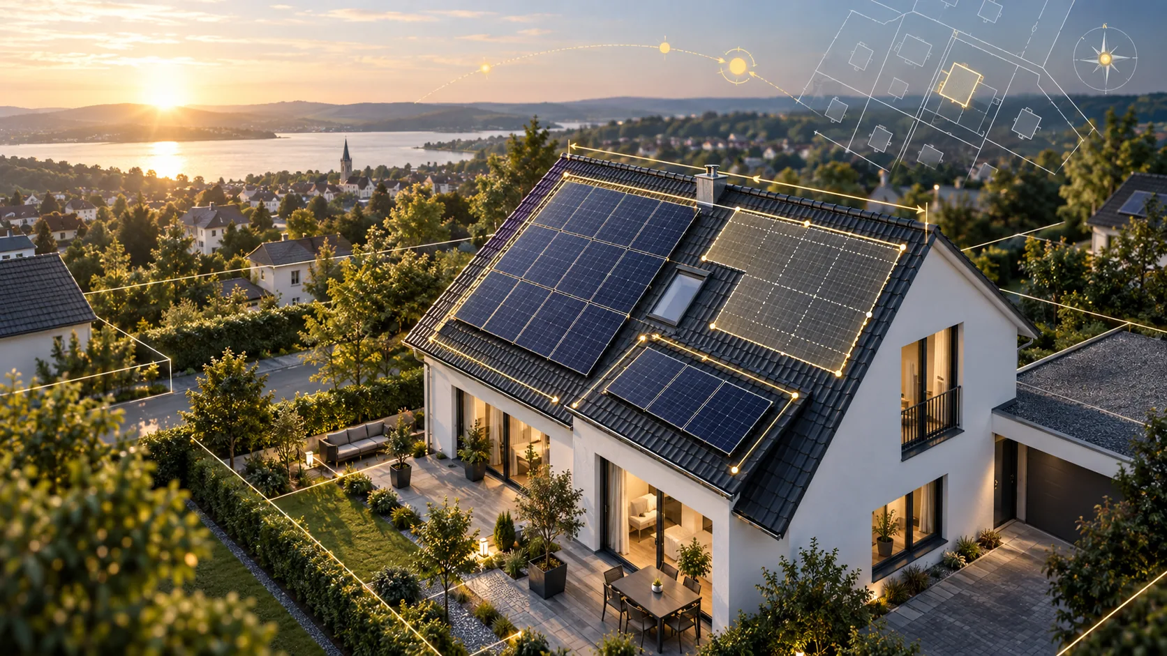 Wie viele Solarmodule passen auf mein Dach? Mit NEXA AI vorplanen
