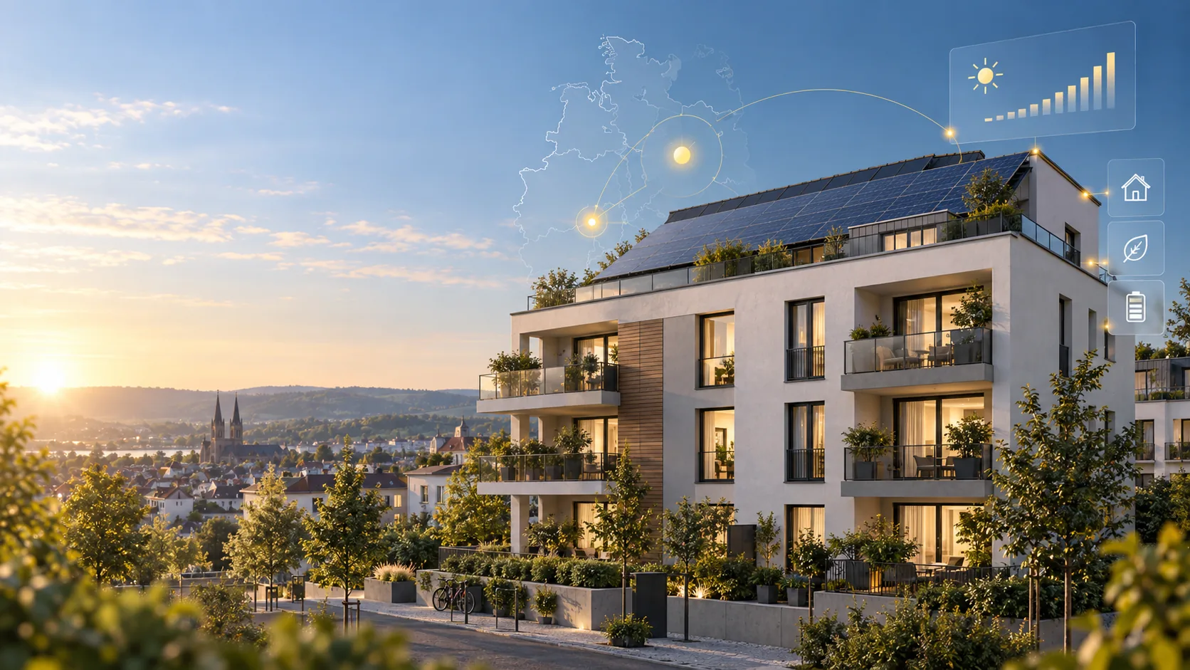 Photovoltaik am Mehrfamilienhaus mit NEXA AI vorplanen