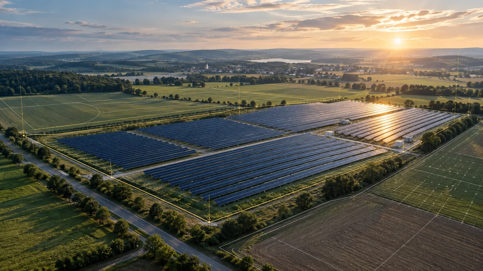 PV-Freifläche mit NEXA AI digital vorplanen